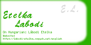etelka labodi business card